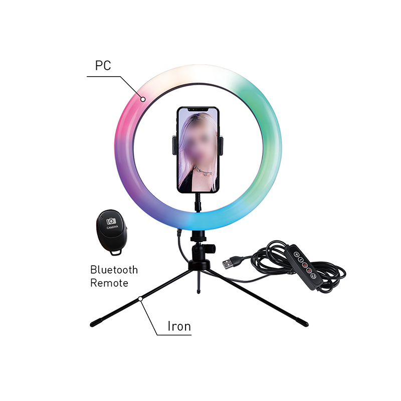 Anillo de luz RGB para selfies